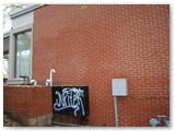 Brick Wall Graffiti Removal - After